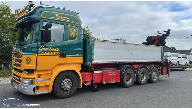 Scania R580 V8 8x4 Reduction axles, HMF 2620 K5 - شاحنة قلاب, شاحنة كرين: صورة 1 Scania R580 V8 8x4 Reduction axles, HMF 2620 K5 - شاحنة قلاب, شاحنة كرين: صورة 1