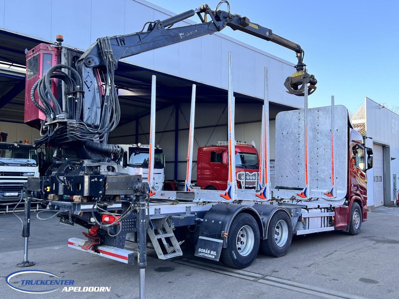 Scania R650 V8 NGS 6x4, Retarder, Jonsered Houtkraan - شاحنة قطع الأشجار, شاحنة كرين: صورة 2 Scania R650 V8 NGS 6x4, Retarder, Jonsered Houtkraan - شاحنة قطع الأشجار, شاحنة كرين: صورة 2