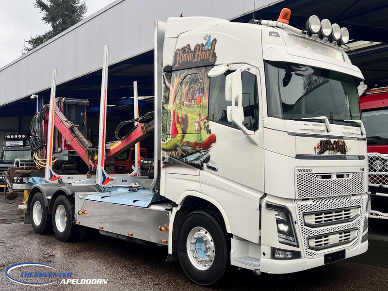 Volvo FH 750 Loglift, 6x4, Dynamic steering, Globetrotter - شاحنة قطع الأشجار, شاحنة كرين: صورة 1 Volvo FH 750 Loglift, 6x4, Dynamic steering, Globetrotter - شاحنة قطع الأشجار, شاحنة كرين: صورة 1