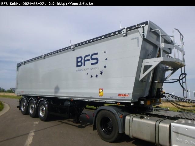 Benalu BULKLINER S 52 m³ Alu-Kastenmulde, Kombiklappe - قلابة نصف مقطورة نصف مقطورة قلابة: صورة 1 Benalu BULKLINER S 52 m³ Alu-Kastenmulde, Kombiklappe - قلابة نصف مقطورة نصف مقطورة قلابة: صورة 1