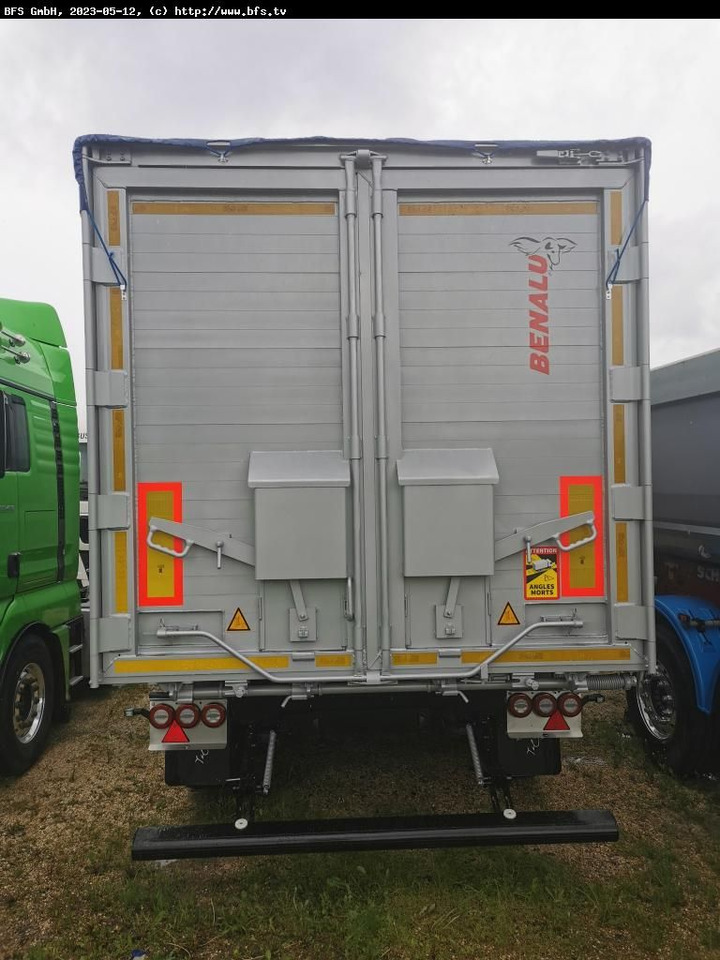 Benalu OPTILINER Alumulde 65m³, VN Optiliner 11400 H23 - قلابة نصف مقطورة نصف مقطورة قلابة: صورة 3 Benalu OPTILINER Alumulde 65m³, VN Optiliner 11400 H23 - قلابة نصف مقطورة نصف مقطورة قلابة: صورة 3