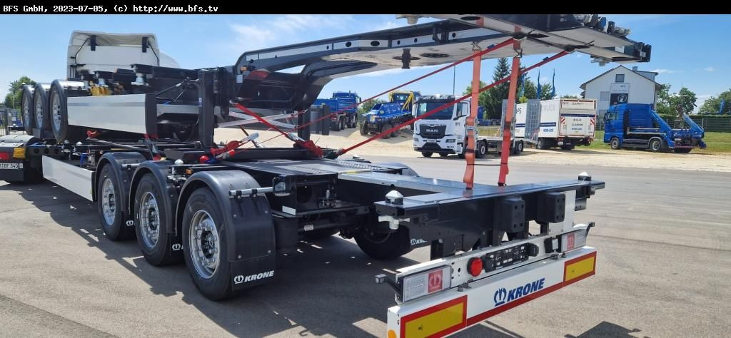 Krone Sattelauflieger Container Chassi SDC 27 eLTU5-2 - نصف مقطورة لنقل الحاويات: صورة 3 Krone Sattelauflieger Container Chassi SDC 27 eLTU5-2 - نصف مقطورة لنقل الحاويات: صورة 3