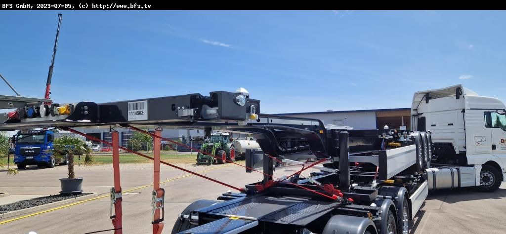 Krone Sattelauflieger Container Chassi SDC 27 eLTU5-2 - نصف مقطورة لنقل الحاويات: صورة 1 Krone Sattelauflieger Container Chassi SDC 27 eLTU5-2 - نصف مقطورة لنقل الحاويات: صورة 1