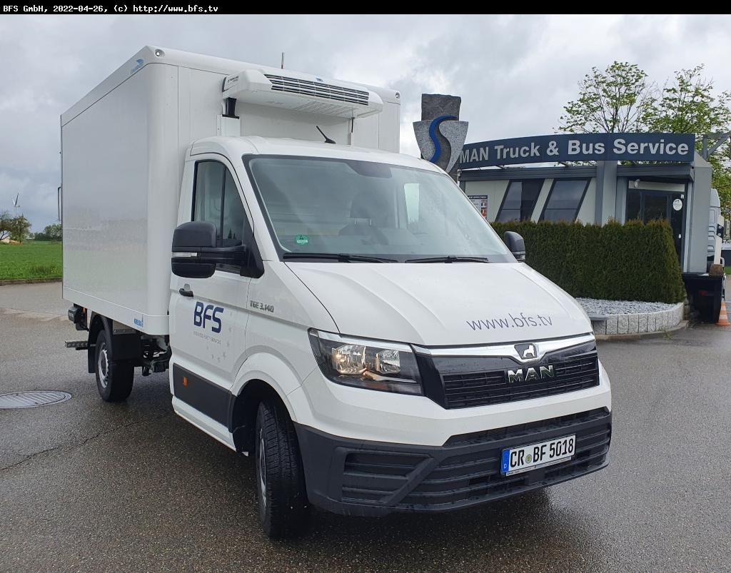 MAN TGE 3.140 4x2 F SB Kühlkoffer, FD mit LBW, Therm - شاحنة مُبرّدة للتوصيل: صورة 1 MAN TGE 3.140 4x2 F SB Kühlkoffer, FD mit LBW, Therm - شاحنة مُبرّدة للتوصيل: صورة 1