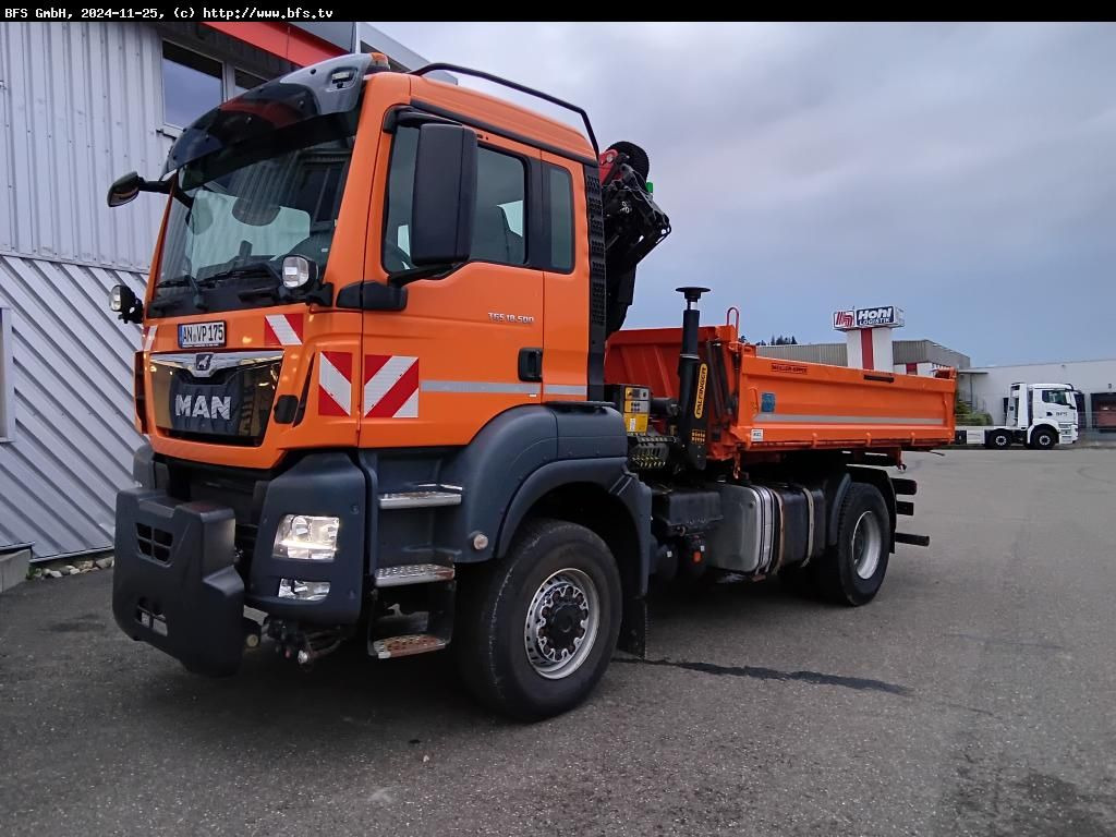 MAN TGS 18.500 4x4 BL Palfinger, WiDi, Hydrodrive - شاحنة قلاب: صورة 1 MAN TGS 18.500 4x4 BL Palfinger, WiDi, Hydrodrive - شاحنة قلاب: صورة 1