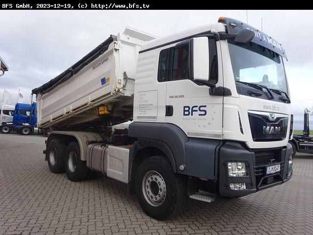 MAN TGS 26.500 6x4 BB MEILLER Bordmatik links, Motor - شاحنة قلاب: صورة 3 MAN TGS 26.500 6x4 BB MEILLER Bordmatik links, Motor - شاحنة قلاب: صورة 3