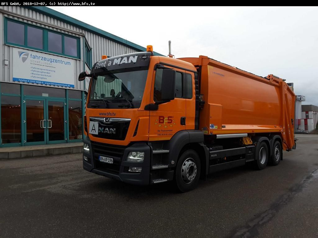MAN TGS 28.320 6x2-4 BL HS HL Olympus 23W - Omni-DEK - شاحنة النفايات: صورة 1 MAN TGS 28.320 6x2-4 BL HS HL Olympus 23W - Omni-DEK - شاحنة النفايات: صورة 1