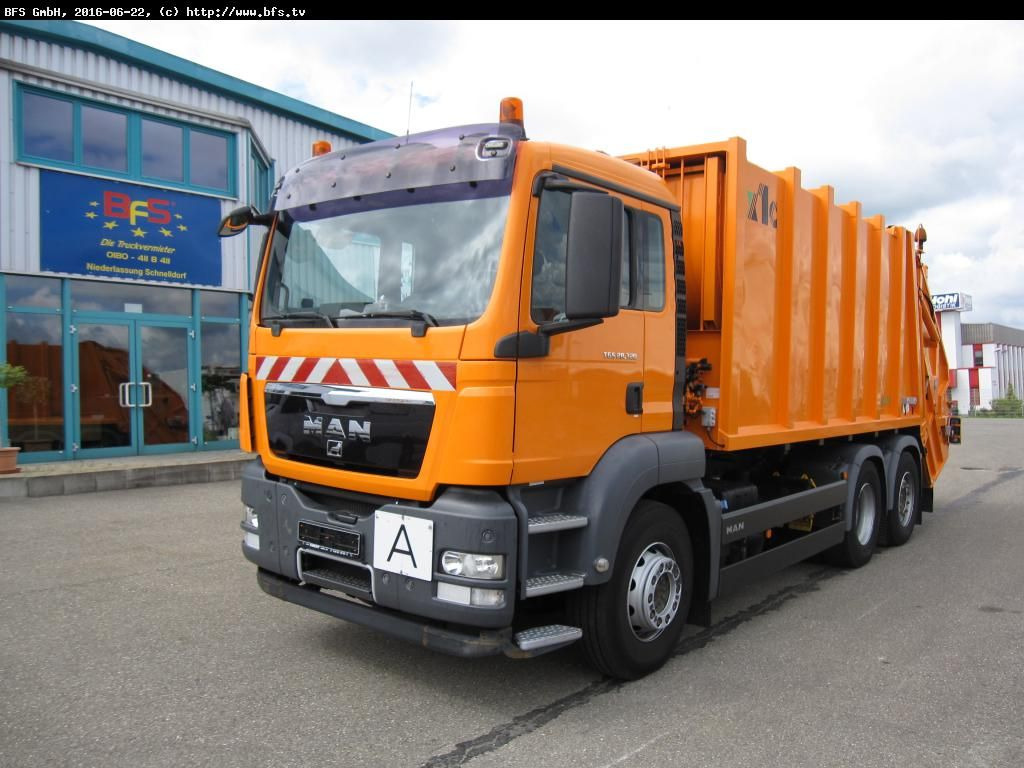 MAN TGS 28.320 6x2-4 BL Sperrmüll Haller M21 x1 C oh - شاحنة النفايات: صورة 1 MAN TGS 28.320 6x2-4 BL Sperrmüll Haller M21 x1 C oh - شاحنة النفايات: صورة 1