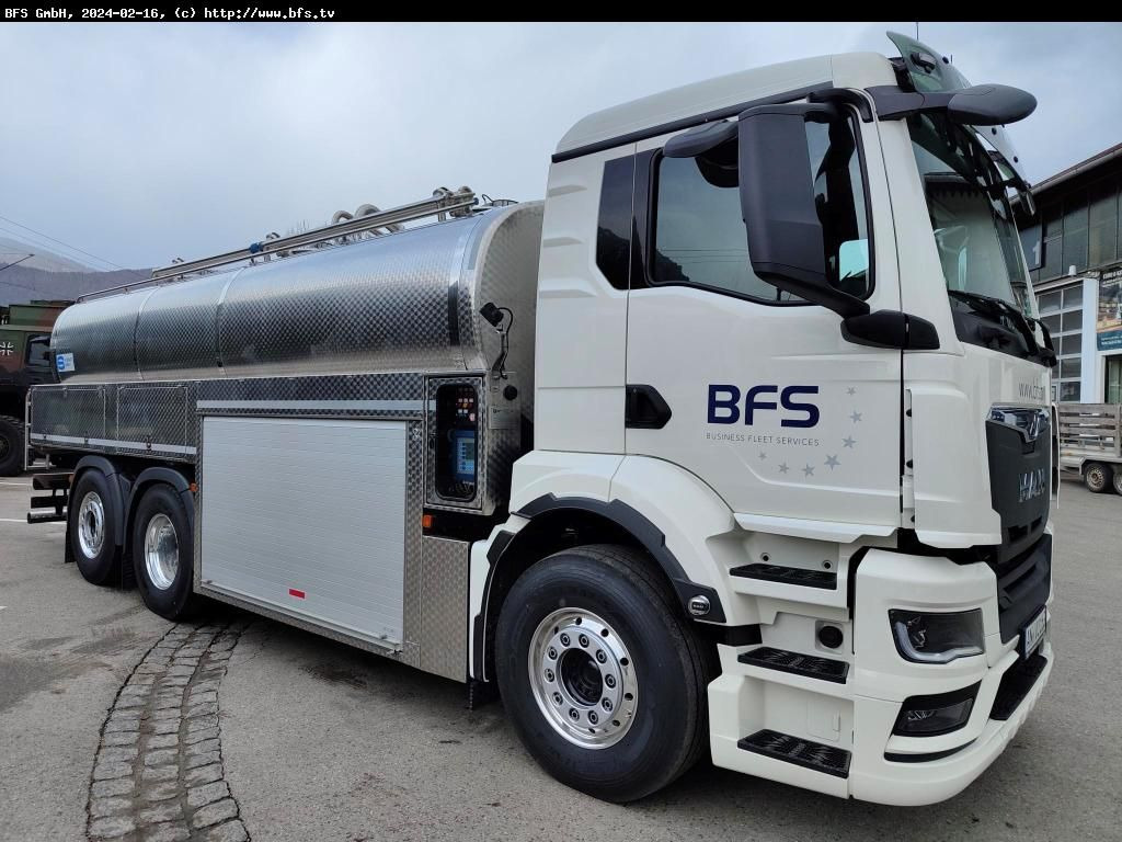 MAN TGS (TG3) 26.510 6x2-4 LL CH Schwarte Jansky, Ty - شاحنة صهريج: صورة 1 MAN TGS (TG3) 26.510 6x2-4 LL CH Schwarte Jansky, Ty - شاحنة صهريج: صورة 1