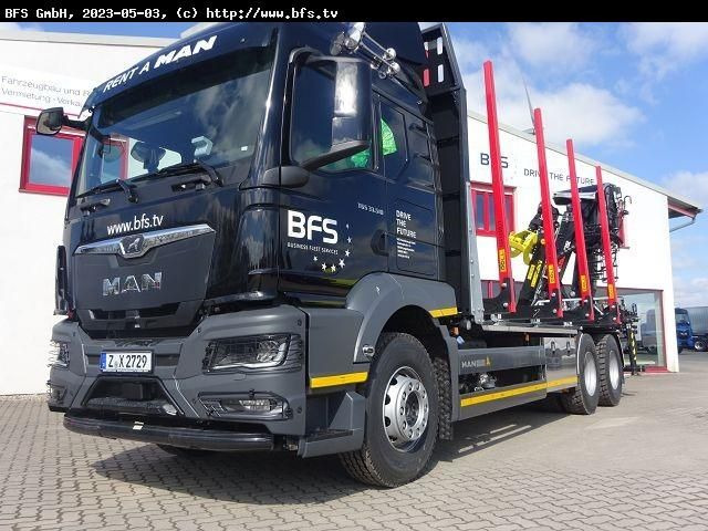 MAN TGS (TG3) 33.510 6x4 BL CH Loglift Holzladekran - شاحنة قطع الأشجار: صورة 1 MAN TGS (TG3) 33.510 6x4 BL CH Loglift Holzladekran - شاحنة قطع الأشجار: صورة 1