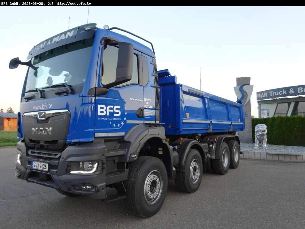 MAN TGS (TG3) 35.520 8x4 BB CH Bordmatik links, 3-Se - شاحنة قلاب: صورة 1 MAN TGS (TG3) 35.520 8x4 BB CH Bordmatik links, 3-Se - شاحنة قلاب: صورة 1