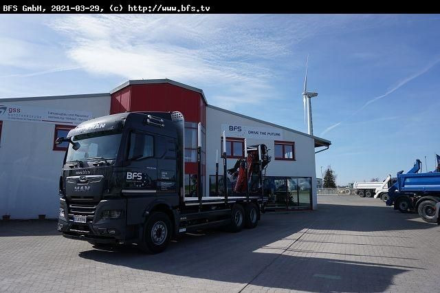 MAN TGX (TG3) 26.510 6x4 BL TG3, Plateau Aufbau - شاحنة قطع الأشجار: صورة 1 MAN TGX (TG3) 26.510 6x4 BL TG3, Plateau Aufbau - شاحنة قطع الأشجار: صورة 1