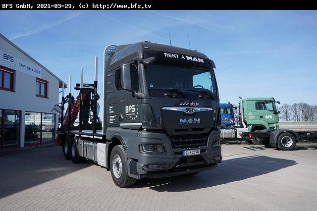 MAN TGX (TG3) 26.510 6x4 BL TG3, Plateau Aufbau - شاحنة قطع الأشجار: صورة 3 MAN TGX (TG3) 26.510 6x4 BL TG3, Plateau Aufbau - شاحنة قطع الأشجار: صورة 3