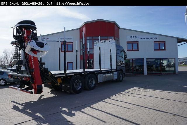MAN TGX (TG3) 26.510 6x4 BL TG3, Plateau Aufbau - شاحنة قطع الأشجار: صورة 4 MAN TGX (TG3) 26.510 6x4 BL TG3, Plateau Aufbau - شاحنة قطع الأشجار: صورة 4
