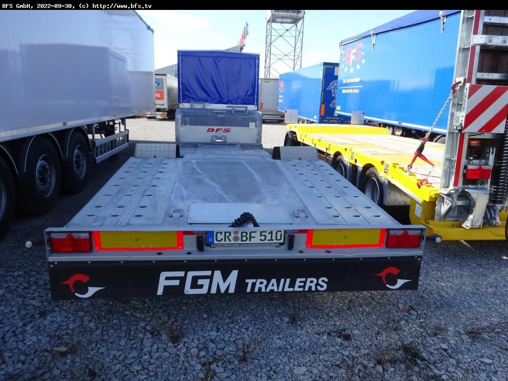 Semi Trailer 19 AF 1-Achs Tieflader Plane - عربة منخفضة مسطحة نصف مقطورة: صورة 3 Semi Trailer 19 AF 1-Achs Tieflader Plane - عربة منخفضة مسطحة نصف مقطورة: صورة 3