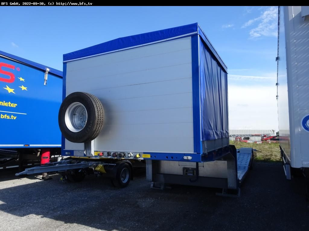 Semi Trailer 19 AF 1-Achs Tieflader Plane - عربة منخفضة مسطحة نصف مقطورة: صورة 1 Semi Trailer 19 AF 1-Achs Tieflader Plane - عربة منخفضة مسطحة نصف مقطورة: صورة 1