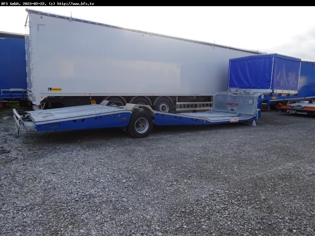 Semi Trailer 19 AF 1-Achs Tieflader Plane - عربة منخفضة مسطحة نصف مقطورة: صورة 2 Semi Trailer 19 AF 1-Achs Tieflader Plane - عربة منخفضة مسطحة نصف مقطورة: صورة 2