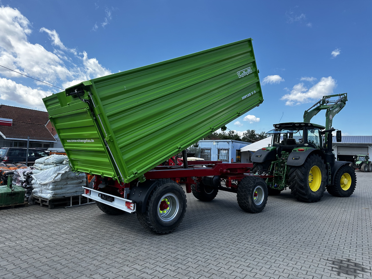 Conow HW 180 V 9 3 strony wywrot 18 ton - مقطورة زراعية قلابة: صورة 2 Conow HW 180 V 9 3 strony wywrot 18 ton - مقطورة زراعية قلابة: صورة 2