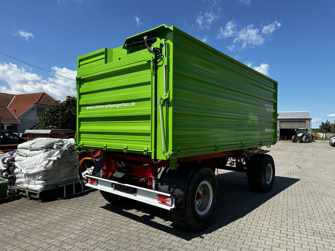 مقطورة زراعية قلابة Conow HW 180 V 9 3 strony wywrot 18 ton: صورة 13