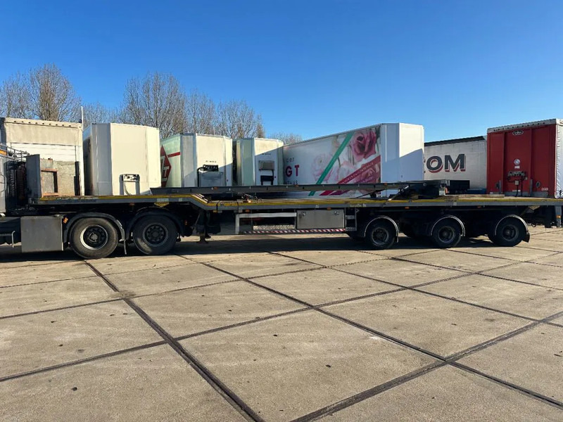 Broshuis 3 X EXTENDABLE TOTALE 42 M + EXTENSION TRACK DEFECTIVE - عربة منخفضة مسطحة نصف مقطورة: صورة 3 Broshuis 3 X EXTENDABLE TOTALE 42 M + EXTENSION TRACK DEFECTIVE - عربة منخفضة مسطحة نصف مقطورة: صورة 3