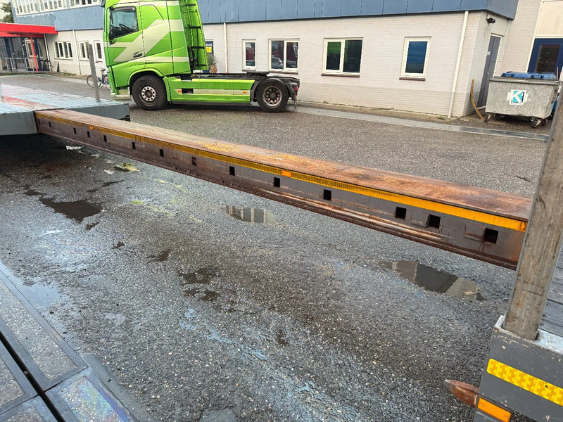 Broshuis E-2190/27 6,3 M EXTENDABLE, LAST AXLE STEERING - عربة منخفضة مسطحة نصف مقطورة: صورة 5 Broshuis E-2190/27 6,3 M EXTENDABLE, LAST AXLE STEERING - عربة منخفضة مسطحة نصف مقطورة: صورة 5