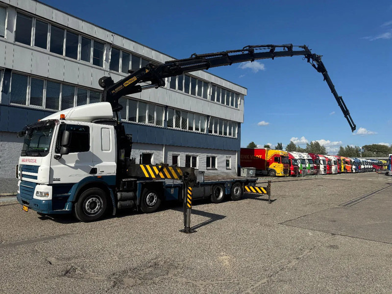 DAF CF 85.410 8X2 EURO 5 PALFINGER PK60002 + FLY JIB + REMOTE + TWISTLOCKS - شاحنة كرين: صورة 1 DAF CF 85.410 8X2 EURO 5 PALFINGER PK60002 + FLY JIB + REMOTE + TWISTLOCKS - شاحنة كرين: صورة 1
