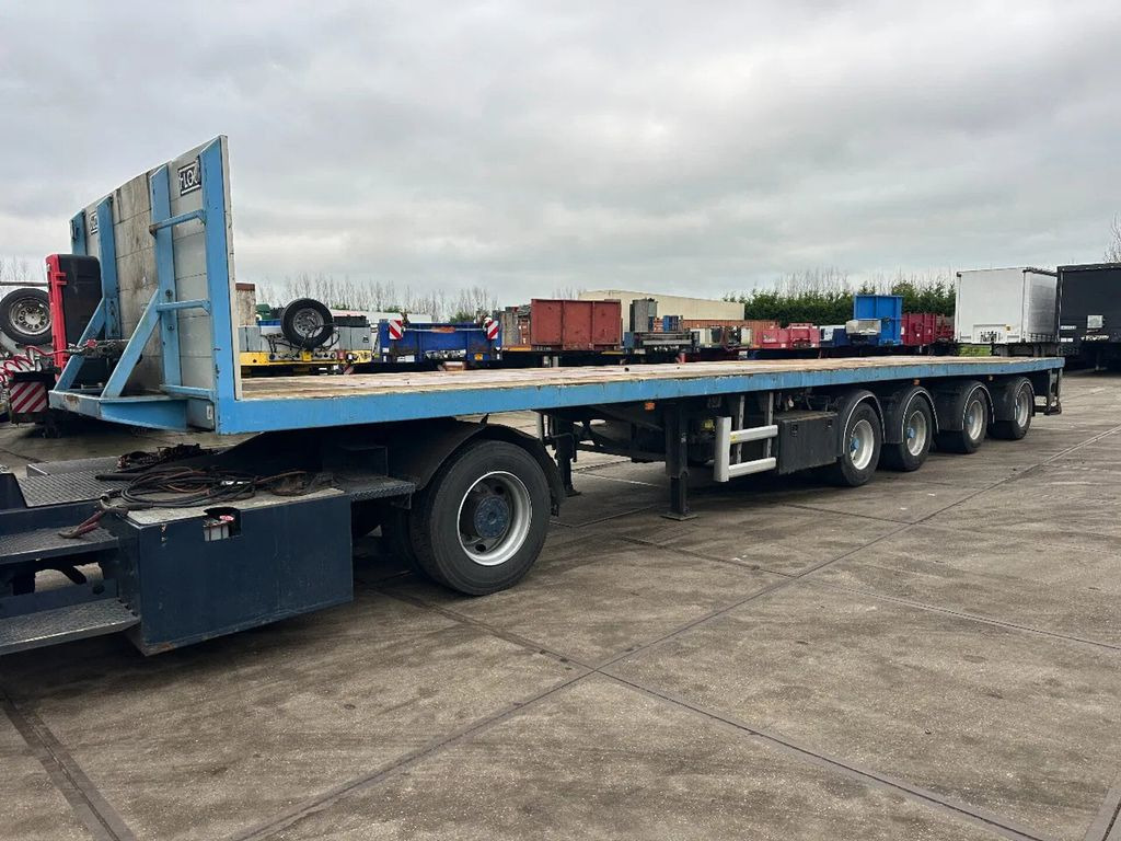 Floor 2 AXLE STEERING an 2 LIFT AXLE - نصف مقطورة مسطحة: صورة 1 Floor 2 AXLE STEERING an 2 LIFT AXLE - نصف مقطورة مسطحة: صورة 1