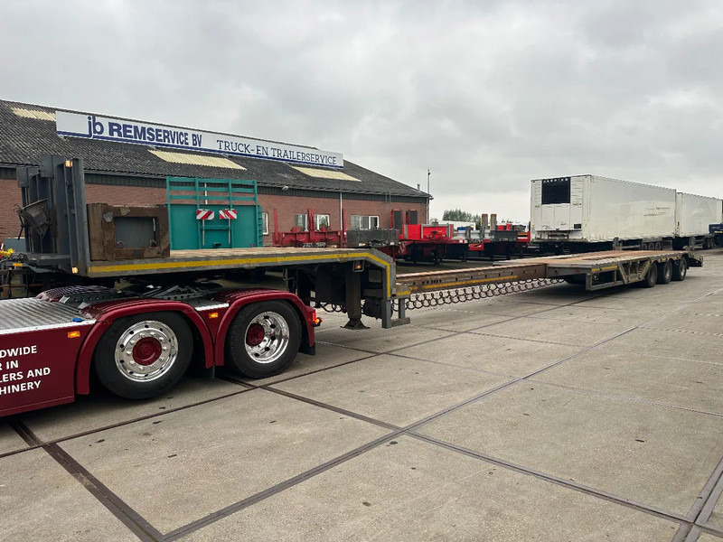 Floor 3 AXLE, 6 M EXTENDABLE, WHEEL FILLS - عربة منخفضة مسطحة نصف مقطورة: صورة 1 Floor 3 AXLE, 6 M EXTENDABLE, WHEEL FILLS - عربة منخفضة مسطحة نصف مقطورة: صورة 1