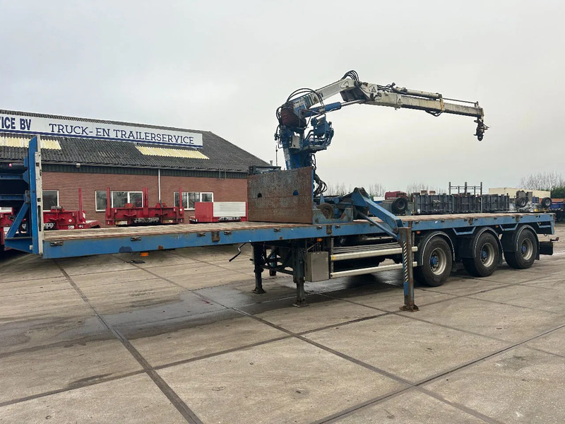 Floor MET HIAB R165-F2, LAATSTE 2 ASSEN GESTUURD - نصف مقطورة مسطحة: صورة 1 Floor MET HIAB R165-F2, LAATSTE 2 ASSEN GESTUURD - نصف مقطورة مسطحة: صورة 1