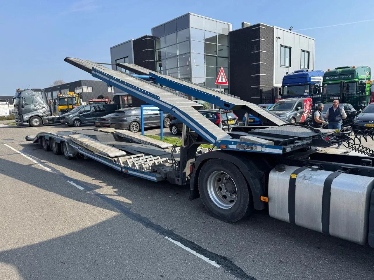 GS Meppel 3 AXLE - TRUCKTRANSPORTER - نصف مقطورة نقل السيارات: صورة 1 GS Meppel 3 AXLE - TRUCKTRANSPORTER - نصف مقطورة نقل السيارات: صورة 1