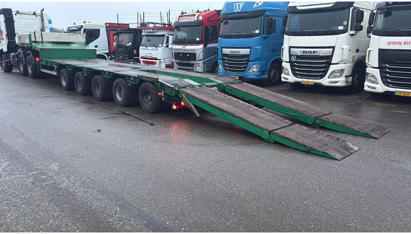 Goldhofer STZ-H5,5 ACLE, 3 AXLE FORCED STEERING, DOUBLE HYDRAULIC RAMPS, TUV TILL 11-11-2026 - عربة منخفضة مسطحة نصف مقطورة: صورة 3 Goldhofer STZ-H5,5 ACLE, 3 AXLE FORCED STEERING, DOUBLE HYDRAULIC RAMPS, TUV TILL 11-11-2026 - عربة منخفضة مسطحة نصف مقطورة: صورة 3