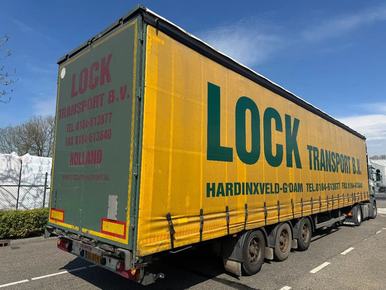 Groenewegen DRO-12-27 - 3 AXLE BPW + TÜV 10-2025 - نصف مقطورة ستارة: صورة 2 Groenewegen DRO-12-27 - 3 AXLE BPW + TÜV 10-2025 - نصف مقطورة ستارة: صورة 2