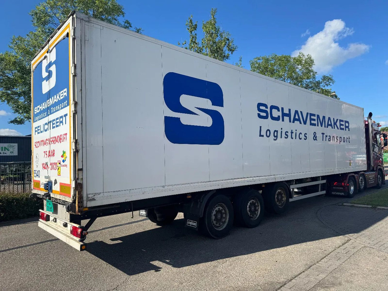 Hertoghs O3 3X SAF AXLE DISK BRAKES TÜV TILL 01- - نصف مقطورة صندوق مغلق: صورة 4 Hertoghs O3 3X SAF AXLE DISK BRAKES TÜV TILL 01- - نصف مقطورة صندوق مغلق: صورة 4