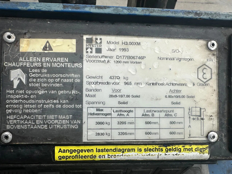 Hyster H3.00XM 3 TON Hyster H3.00XM 3 TON: صورة 7 Hyster H3.00XM 3 TON Hyster H3.00XM 3 TON: صورة 7