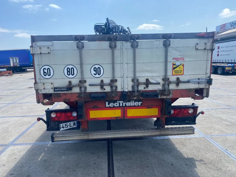 نصف مقطورة مسطحة Lecitrailer MET HIAB R165 F3: صورة 14