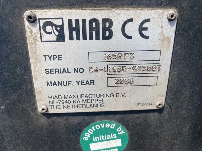 نصف مقطورة مسطحة Lecitrailer MET HIAB R165 F3: صورة 17