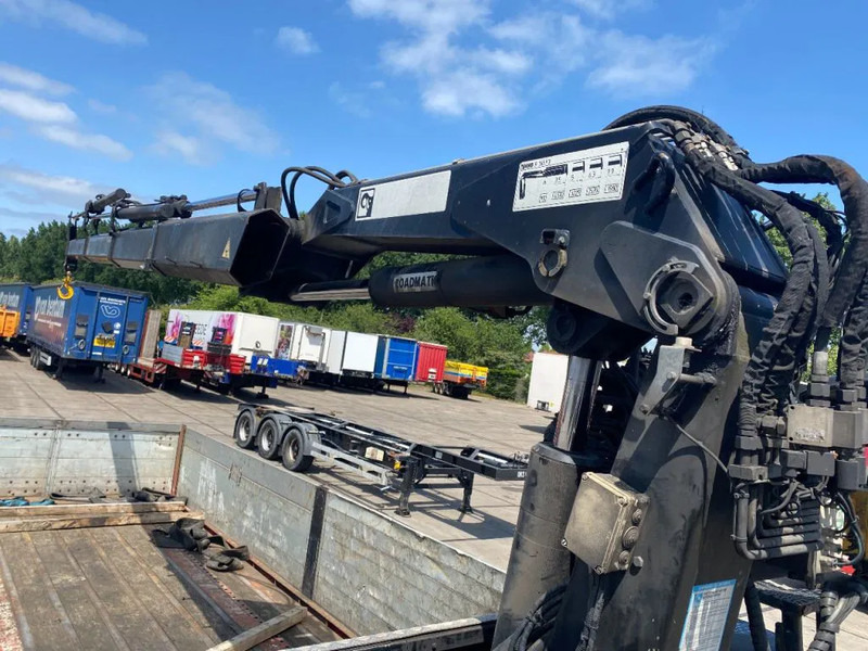 نصف مقطورة مسطحة Lecitrailer MET HIAB R165 F3: صورة 7