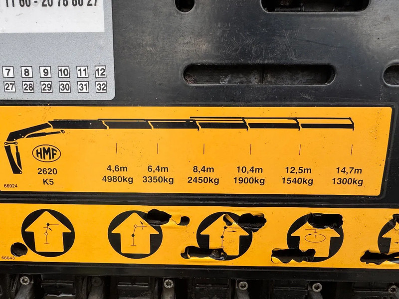 MAN TGA 35.440 8X2 - EURO 4 + HMF 2620K-RC 2018! + REMOTE + HYDRAUTO CABLE LIFT + LIFTING AXLE MAN TGA 35.440 8X2 - EURO 4 + HMF 2620K-RC 2018! + REMOTE + HYDRAUTO CABLE LIFT + LIFTING AXLE: صورة 12