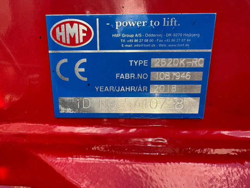 MAN TGA 35.440 8X2 - EURO 4 + HMF 2620K-RC 2018! + REMOTE + HYDRAUTO CABLE LIFT + LIFTING AXLE MAN TGA 35.440 8X2 - EURO 4 + HMF 2620K-RC 2018! + REMOTE + HYDRAUTO CABLE LIFT + LIFTING AXLE: صورة 7