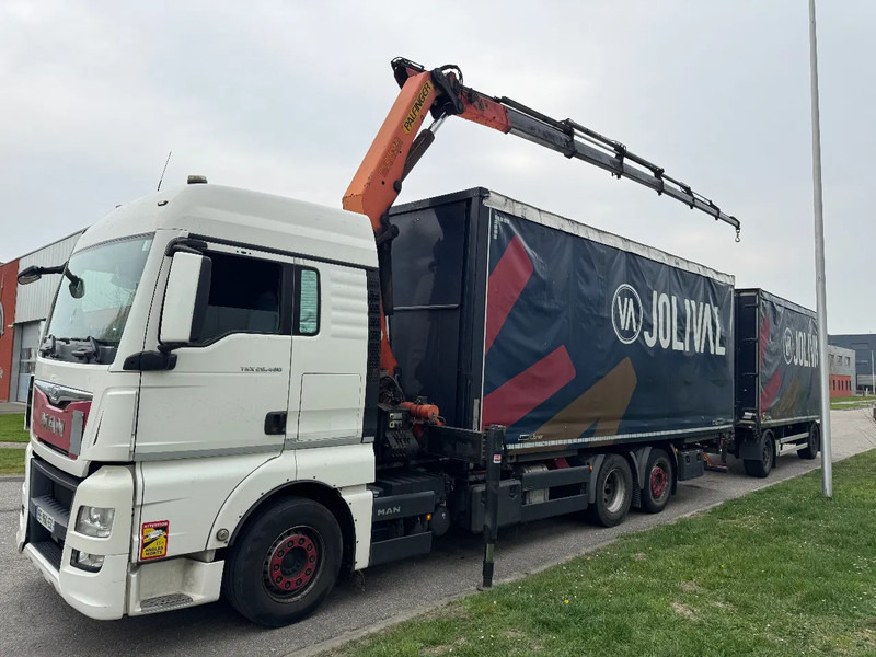 MAN TGX 26.480 6X2 - EURO 6 + PALFINGER PK20002 + REMOTE + LECITRAILER HANGER - شاحنة ستارة, شاحنة كرين: صورة 4 MAN TGX 26.480 6X2 - EURO 6 + PALFINGER PK20002 + REMOTE + LECITRAILER HANGER - شاحنة ستارة, شاحنة كرين: صورة 4