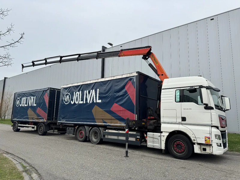 MAN TGX 26.480 6X2 - EURO 6 + PALFINGER PK20002 + REMOTE + LECITRAILER HANGER - شاحنة ستارة, شاحنة كرين: صورة 5 MAN TGX 26.480 6X2 - EURO 6 + PALFINGER PK20002 + REMOTE + LECITRAILER HANGER - شاحنة ستارة, شاحنة كرين: صورة 5