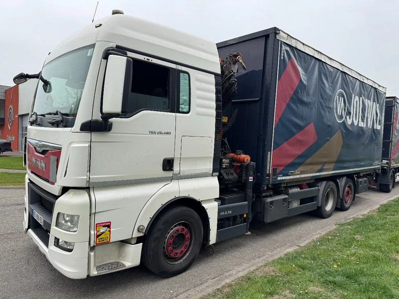 MAN TGX 26.480 6X2 - EURO 6 + PALFINGER PK20002 + REMOTE + LIFTING AXLE - شاحنة كرين: صورة 4 MAN TGX 26.480 6X2 - EURO 6 + PALFINGER PK20002 + REMOTE + LIFTING AXLE - شاحنة كرين: صورة 4