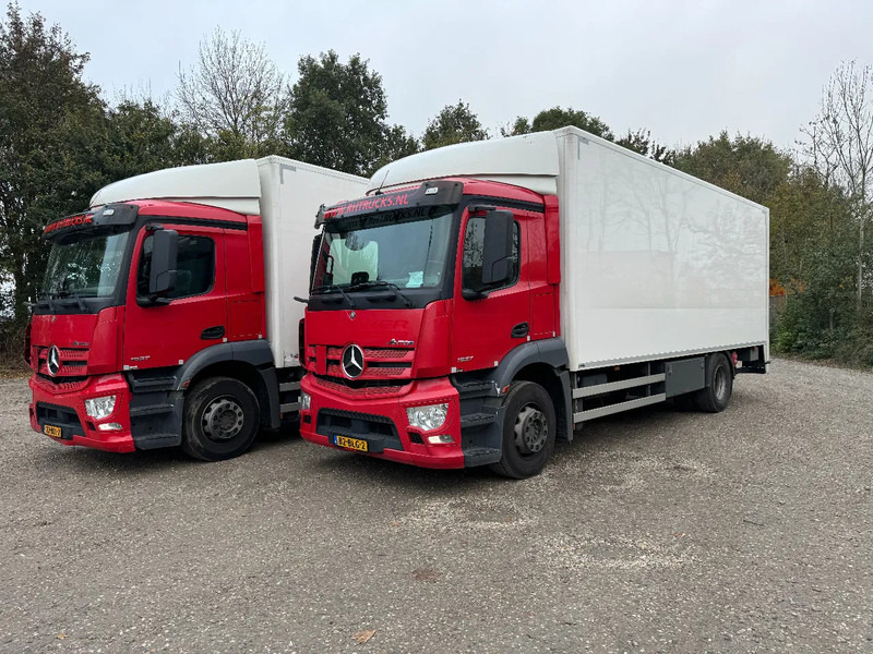 Mercedes-Benz Antos 1927 4X2 4 UNITS EURO 6 DHOLLANDIA 2000 KG TÜV TILL 10-2025 - شاحنة مقفلة: صورة 1 Mercedes-Benz Antos 1927 4X2 4 UNITS EURO 6 DHOLLANDIA 2000 KG TÜV TILL 10-2025 - شاحنة مقفلة: صورة 1