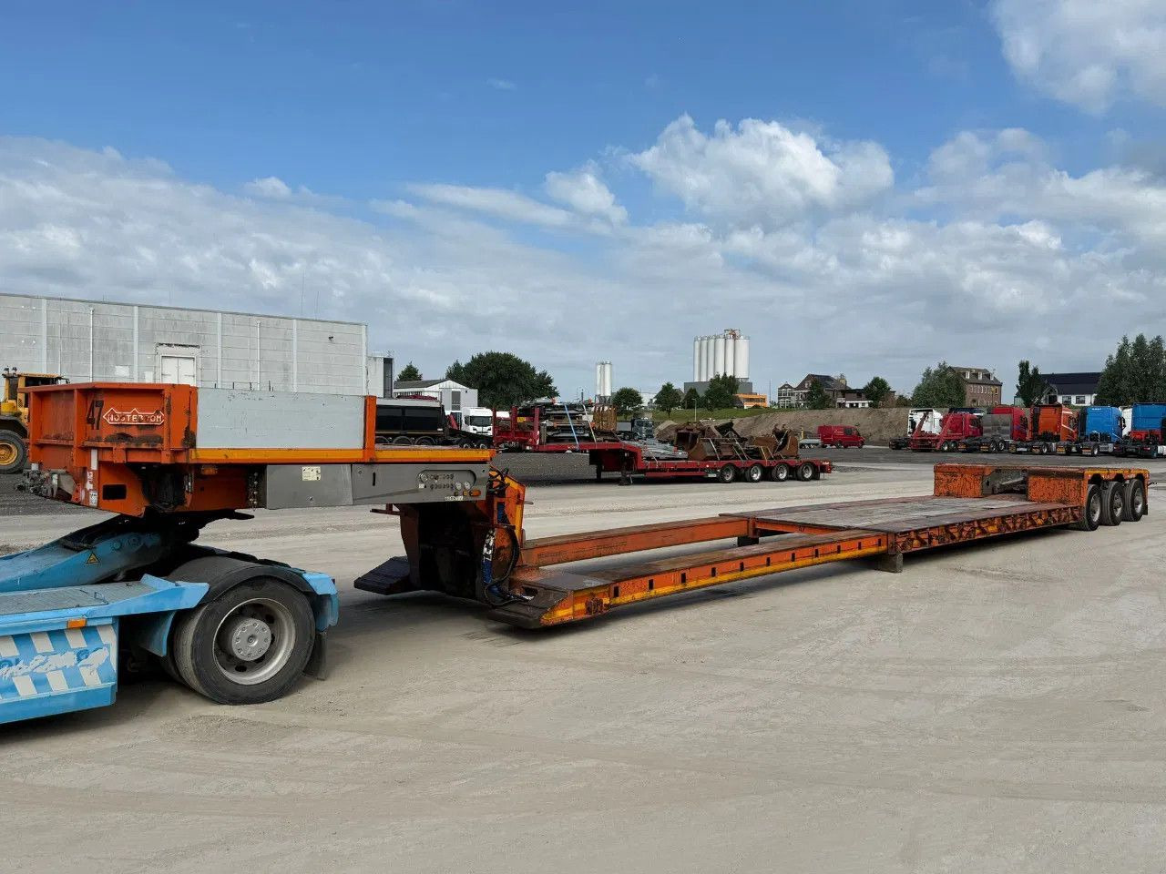 Nooteboom EURO-59-03 P 5,3 METER EXTANDABLE 3X STEERING - عربة منخفضة مسطحة نصف مقطورة: صورة 2 Nooteboom EURO-59-03 P 5,3 METER EXTANDABLE 3X STEERING - عربة منخفضة مسطحة نصف مقطورة: صورة 2