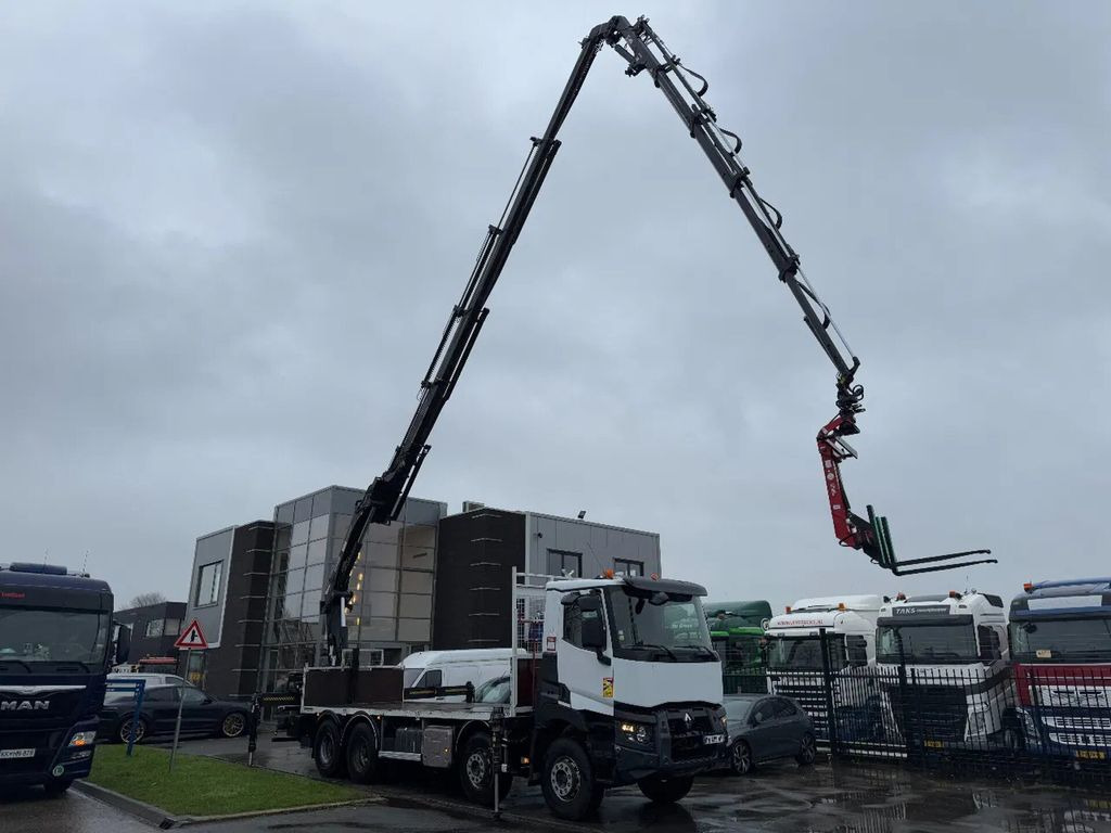 Renault C430 8X4 - EURO 6 + HIAB 288 E-5 + JIB 70X-4 + R - شاحنات مسطحة, شاحنة كرين: صورة 1 Renault C430 8X4 - EURO 6 + HIAB 288 E-5 + JIB 70X-4 + R - شاحنات مسطحة, شاحنة كرين: صورة 1