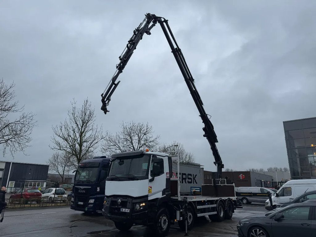 Renault C430 8X4 - EURO 6 + HIAB 288 E-5 + JIB 70X-4 + R - شاحنات مسطحة, شاحنة كرين: صورة 3 Renault C430 8X4 - EURO 6 + HIAB 288 E-5 + JIB 70X-4 + R - شاحنات مسطحة, شاحنة كرين: صورة 3