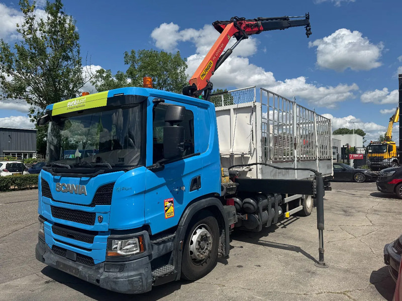 Scania P280 4X2 EURO 6 PALFINGER PK12002 + REMOTE CONTROL - شاحنات مسطحة, شاحنة كرين: صورة 2 Scania P280 4X2 EURO 6 PALFINGER PK12002 + REMOTE CONTROL - شاحنات مسطحة, شاحنة كرين: صورة 2