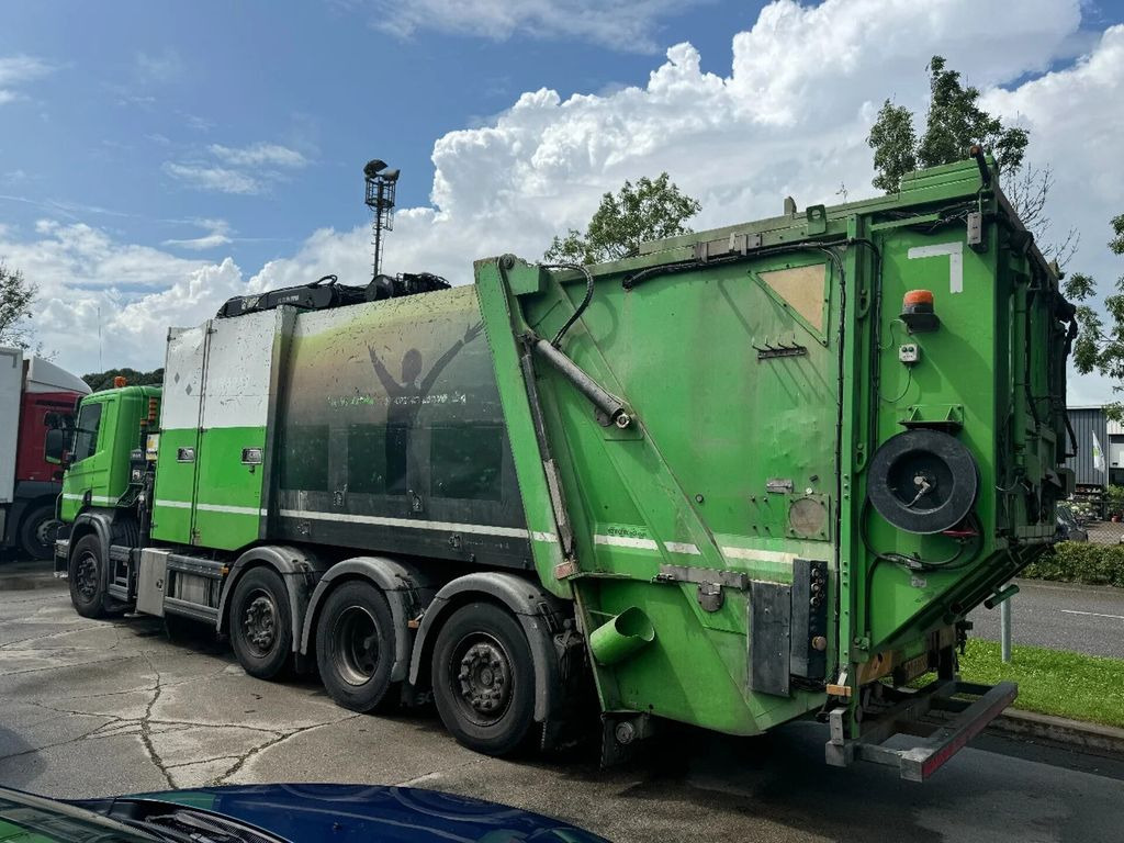 شاحنة النفايات Scania P360 8X2 - HIAB 211BW-3 + FAUN VARIOPRESS - ONLY: صورة 8