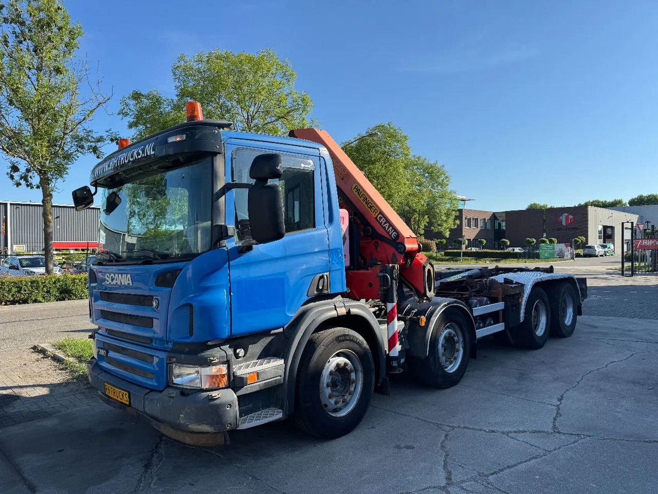 Scania P380 8X4 PALFINGER HOOK + PALFINGER PK16502 + RE - شاحنة ذات خطاف, شاحنة كرين: صورة 3 Scania P380 8X4 PALFINGER HOOK + PALFINGER PK16502 + RE - شاحنة ذات خطاف, شاحنة كرين: صورة 3