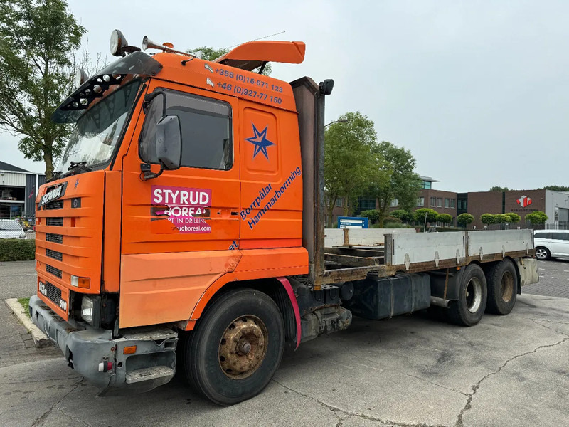 Scania R143-500 V8 6X4 + MANUAL GEARBOX - شاحنات مسطحة: صورة 1 Scania R143-500 V8 6X4 + MANUAL GEARBOX - شاحنات مسطحة: صورة 1